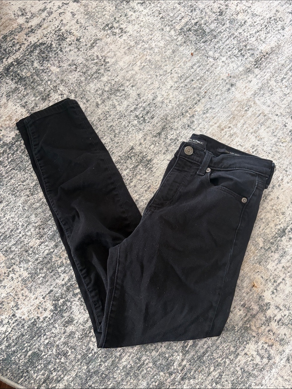 Banana Republic Slim Black High-Waist Jeans